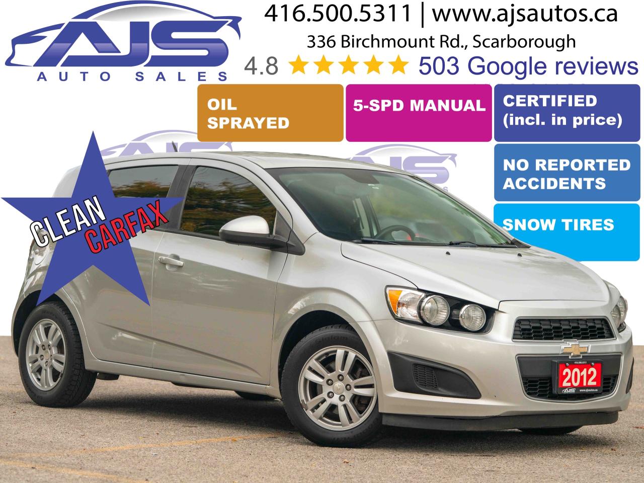 Used 2012 Chevrolet Sonic LS for sale in Toronto, ON