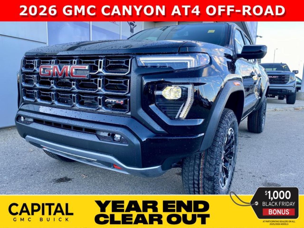 New 2026 GMC Canyon Crew Cab AT4 for sale in Edmonton, AB