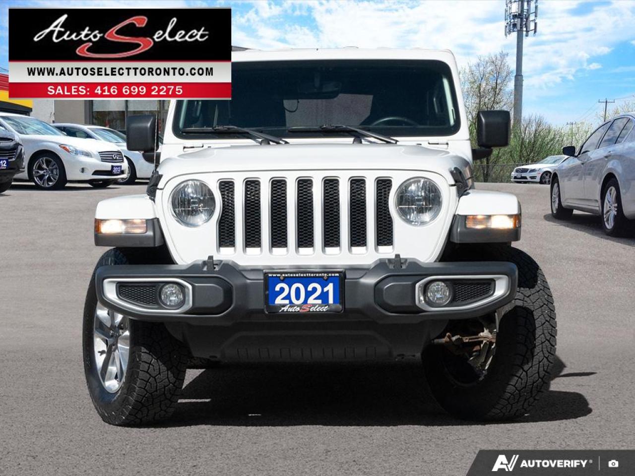 2021 Jeep Wrangler Unlimited 4x4 Sahara - Leather - Apple Carplay - Clean Carfax Photo