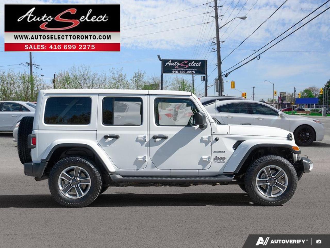2021 Jeep Wrangler Unlimited 4x4 Sahara - Leather - Apple Carplay - Clean Carfax Photo