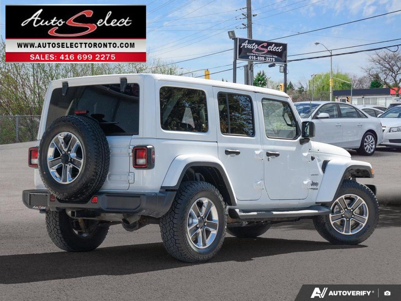 2021 Jeep Wrangler Unlimited 4x4 Sahara - Leather - Apple Carplay - Clean Carfax Photo