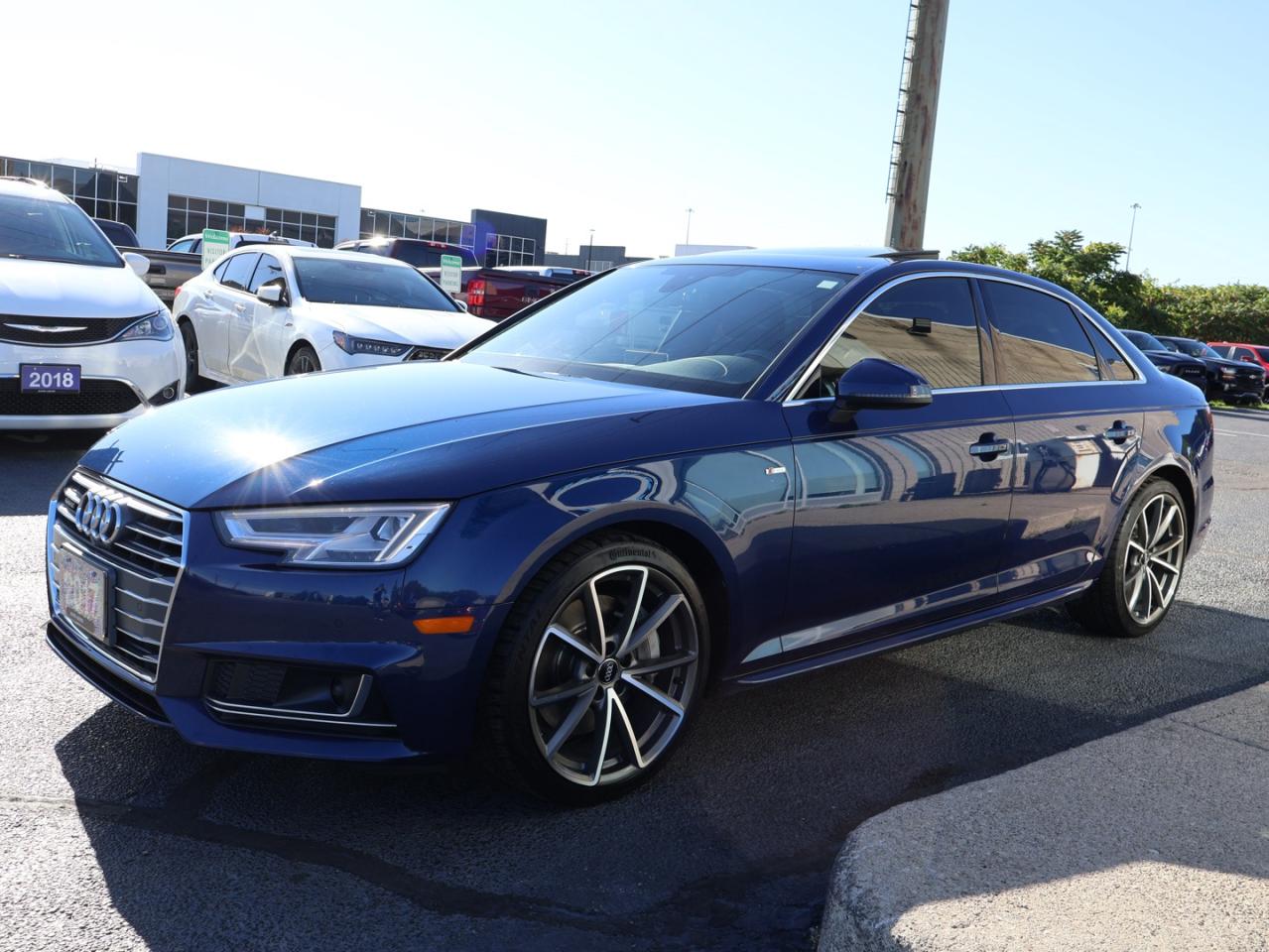 2017 Audi A4 TECH S-LINE AWD CERTIFIED *ACCIDENT FREE* CAMERA NAV BLUETOOTH LEATHER HEATED SEATS SUNROOF CRUISE ALLLOYS - Photo #3