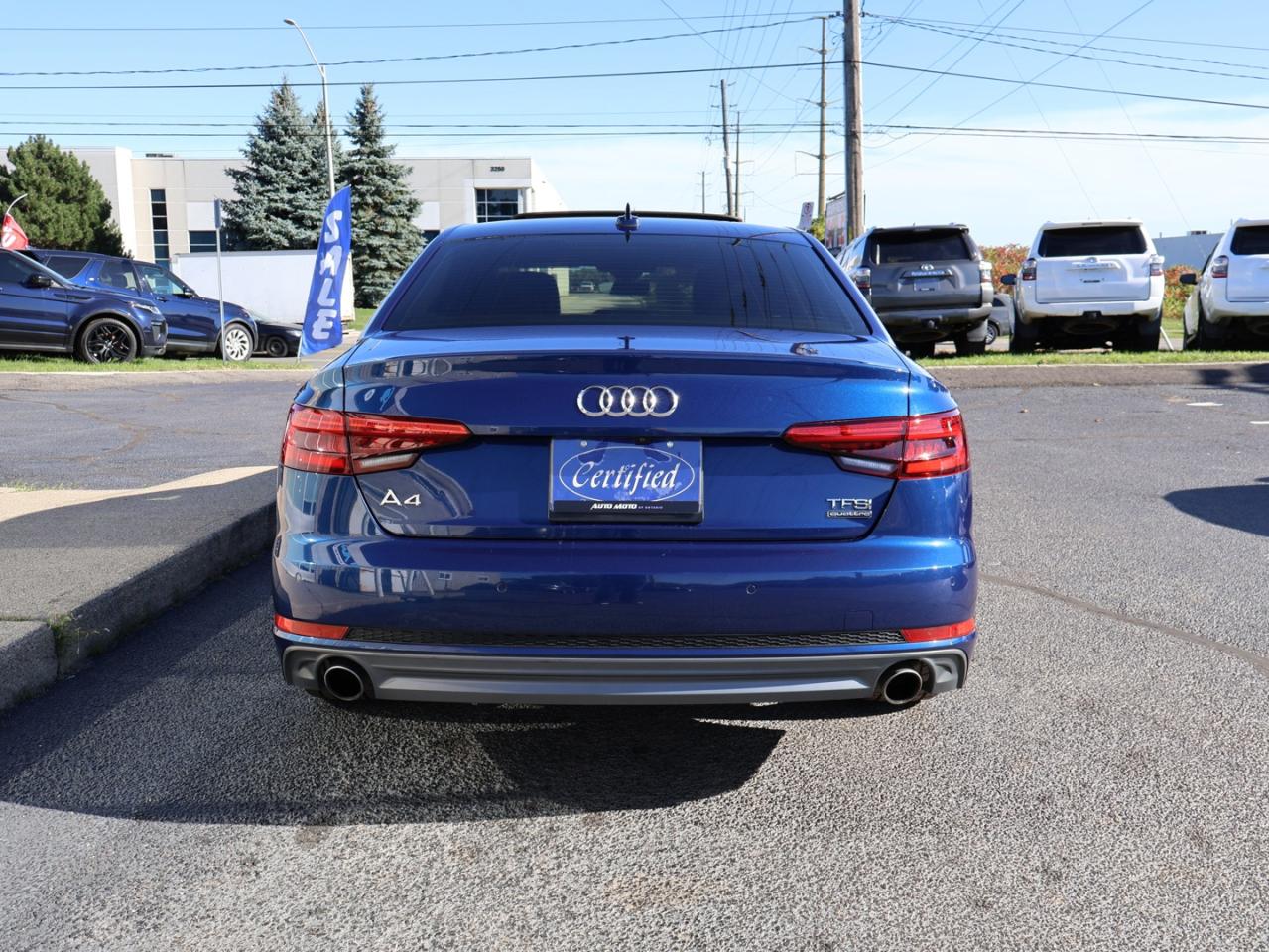 2017 Audi A4 TECH S-LINE AWD CERTIFIED *ACCIDENT FREE* CAMERA NAV BLUETOOTH LEATHER HEATED SEATS SUNROOF CRUISE ALLLOYS - Photo #5