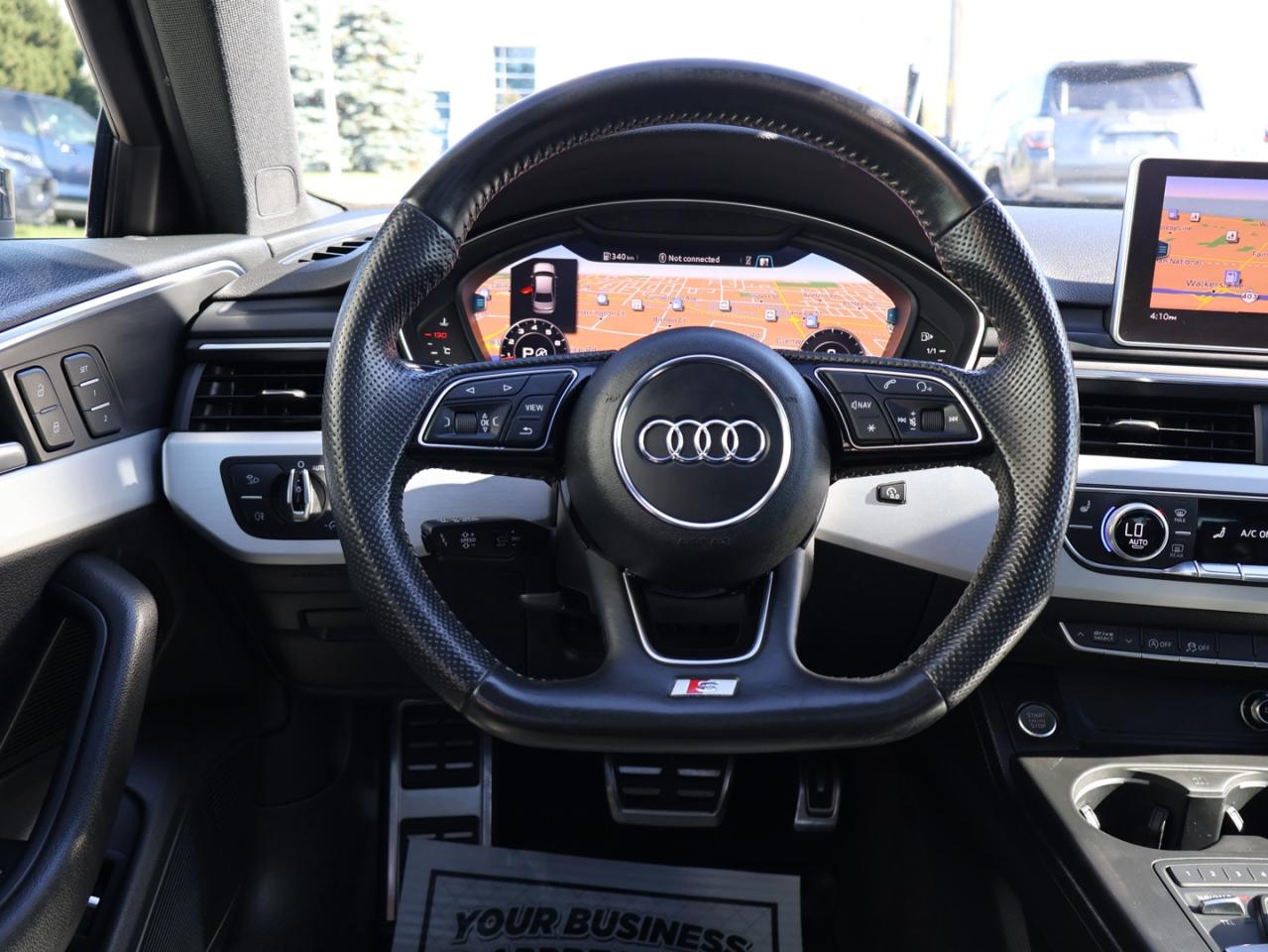 2017 Audi A4 TECH S-LINE AWD CERTIFIED *ACCIDENT FREE* CAMERA NAV BLUETOOTH LEATHER HEATED SEATS SUNROOF CRUISE ALLLOYS - Photo #10