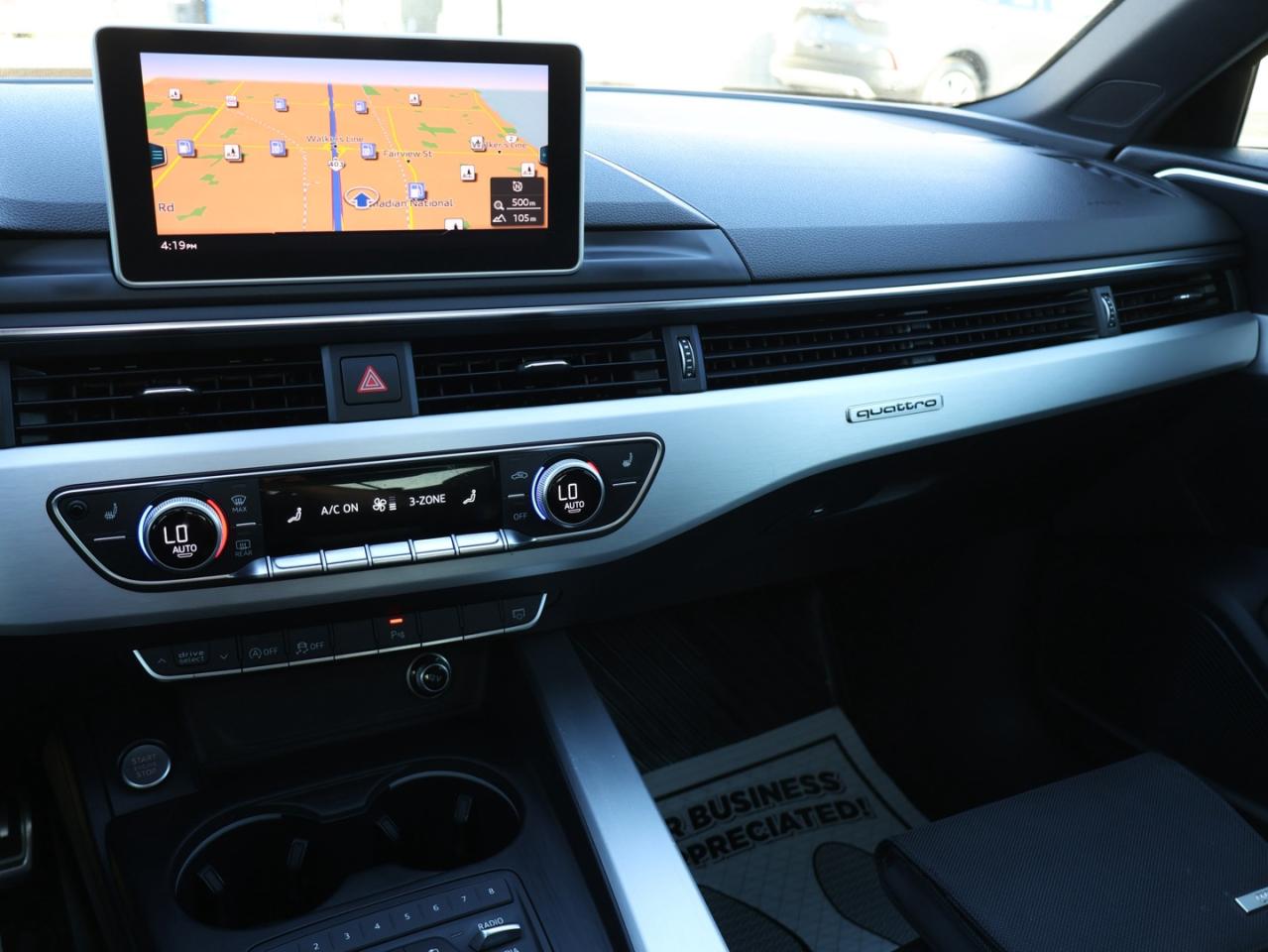 2017 Audi A4 TECH S-LINE AWD CERTIFIED *ACCIDENT FREE* CAMERA NAV BLUETOOTH LEATHER HEATED SEATS SUNROOF CRUISE ALLLOYS - Photo #11