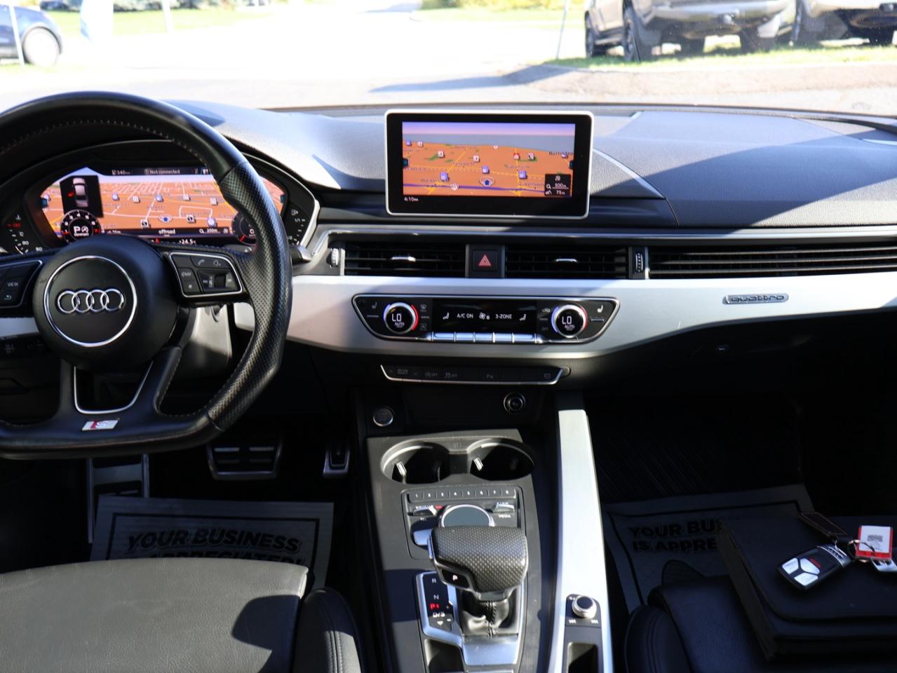 2017 Audi A4 TECH S-LINE AWD CERTIFIED *ACCIDENT FREE* CAMERA NAV BLUETOOTH LEATHER HEATED SEATS SUNROOF CRUISE ALLLOYS - Photo #12
