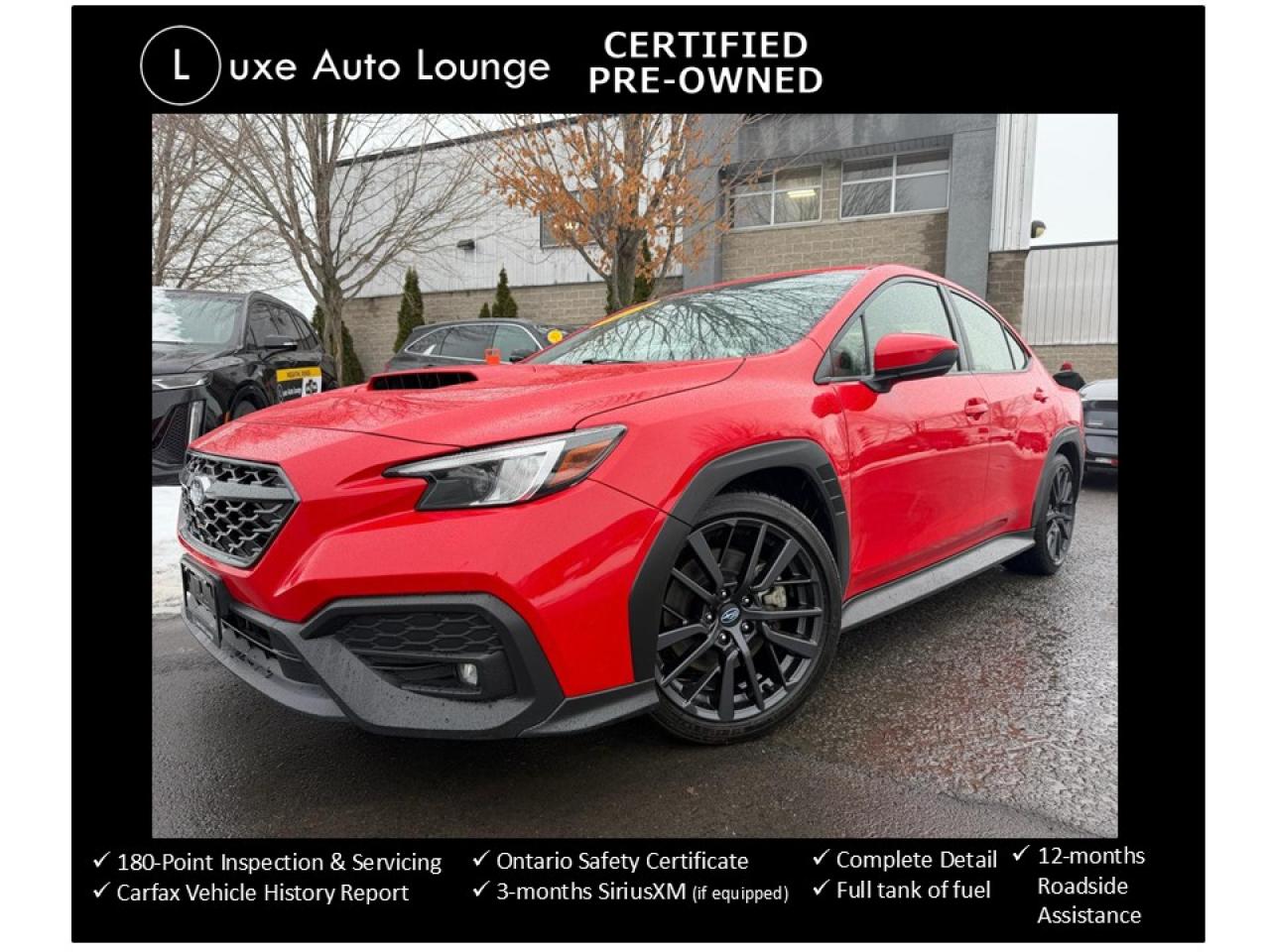 2023 Subaru WRX SPORT!! ONLY 32K! 6SPD, SUNROOF, HEATED SEATS!