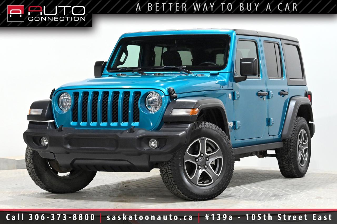Used 2020 Jeep Wrangler Unlimited Sport S - ACCIDENT FREE - TECH PKG - COLD WEATHER PKG for sale in Saskatoon, SK