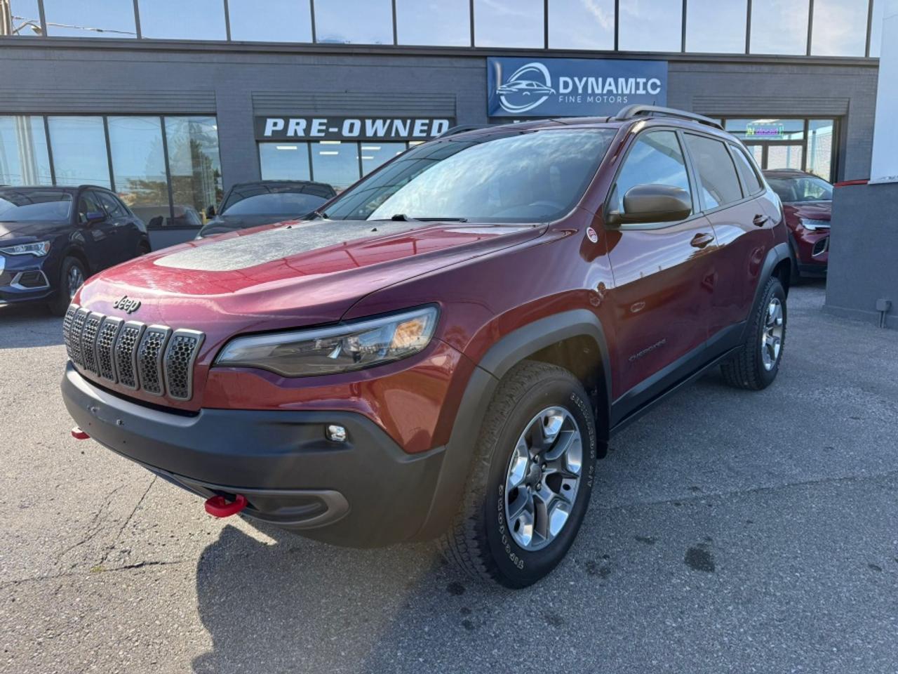 2019 Jeep Cherokee TRAILHAWK V6 4X4/ CLEAN CARFAX/ 2KEYS/ LEATHER/ RE - Photo #1