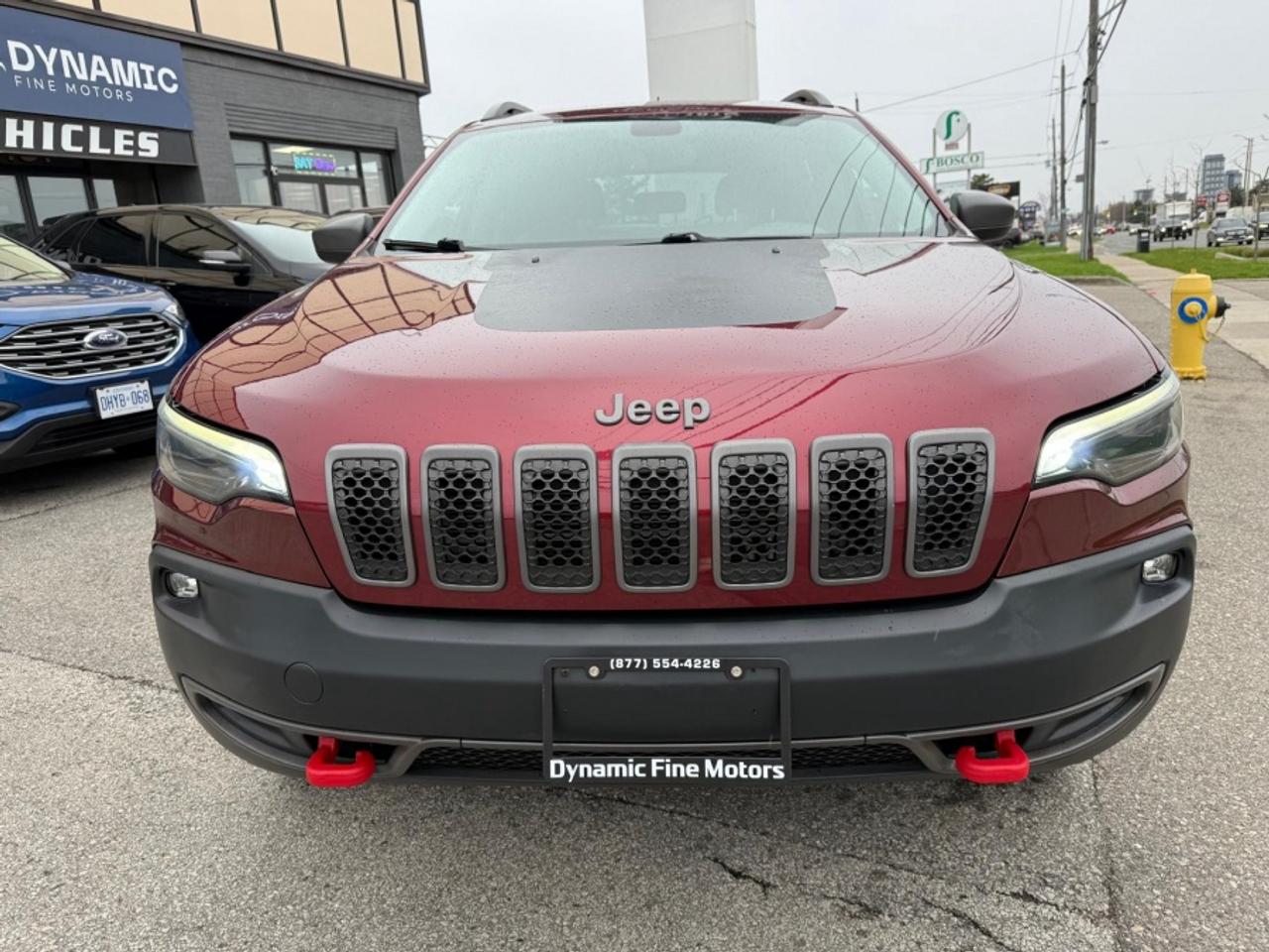 2019 Jeep Cherokee TRAILHAWK V6 4X4/ CLEAN CARFAX/ 2KEYS/ LEATHER/ RE Photo