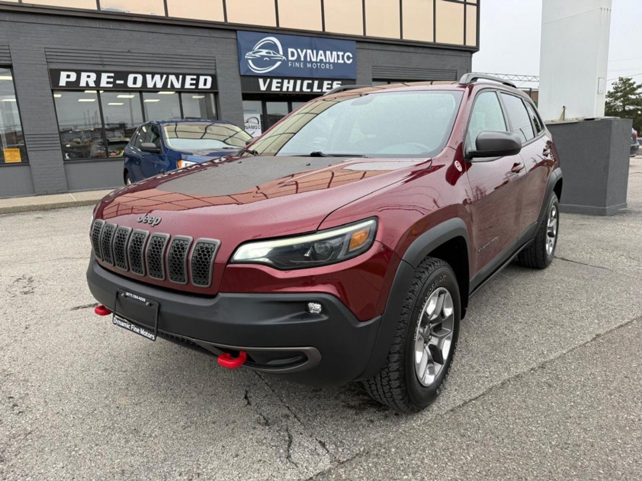 2019 Jeep Cherokee TRAILHAWK V6 4X4/ CLEAN CARFAX/ 2KEYS/ LEATHER/ RE - Photo #10