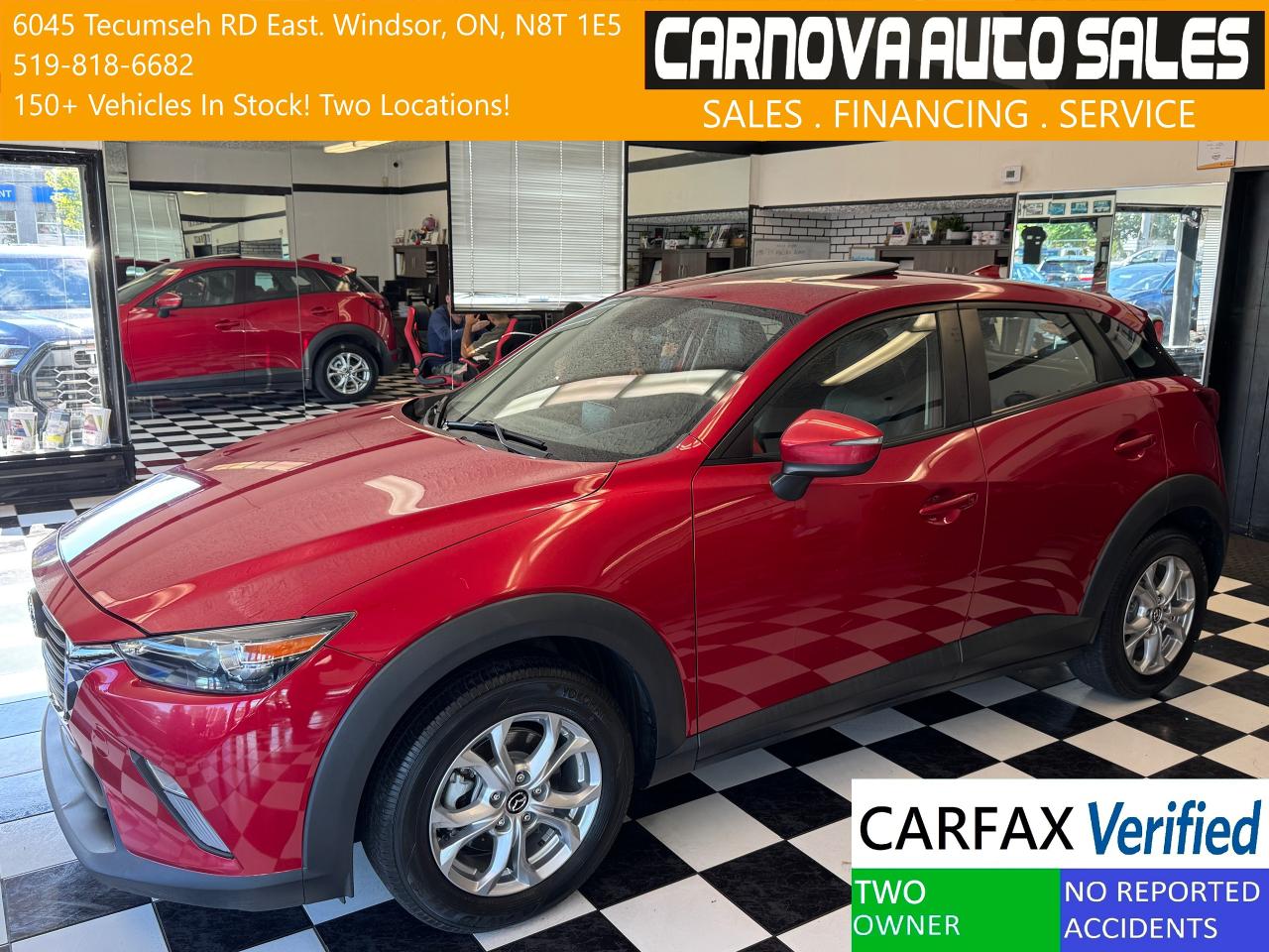 Used 2016 Mazda CX-3 GS AWD+Camera+Remote Start+CLEAN CARFAX for sale in Windsor, ON
