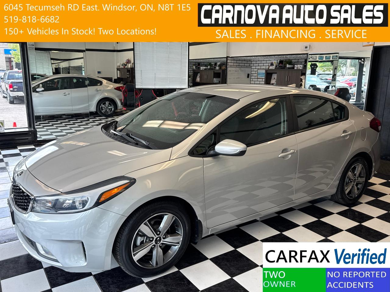 Used 2018 Kia Forte LX+New Tires+Brakes+ApplePlay+A/C+CLEAN CARFAX for sale in Windsor, ON