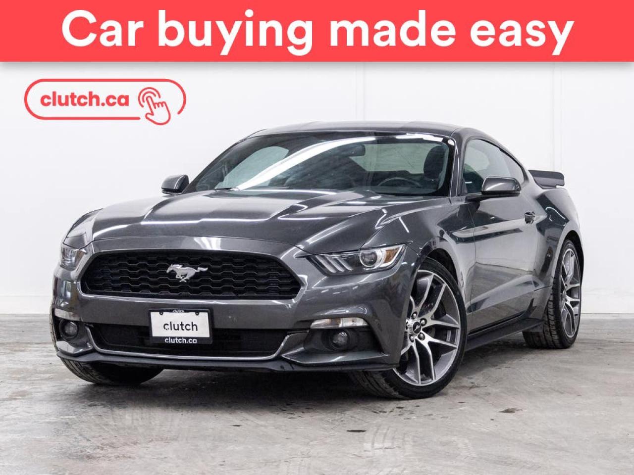 Used 2017 Ford Mustang EcoBoost Premium w/Apple CarPlay, Heated Front Seats, Backup Cam for sale in Toronto, ON