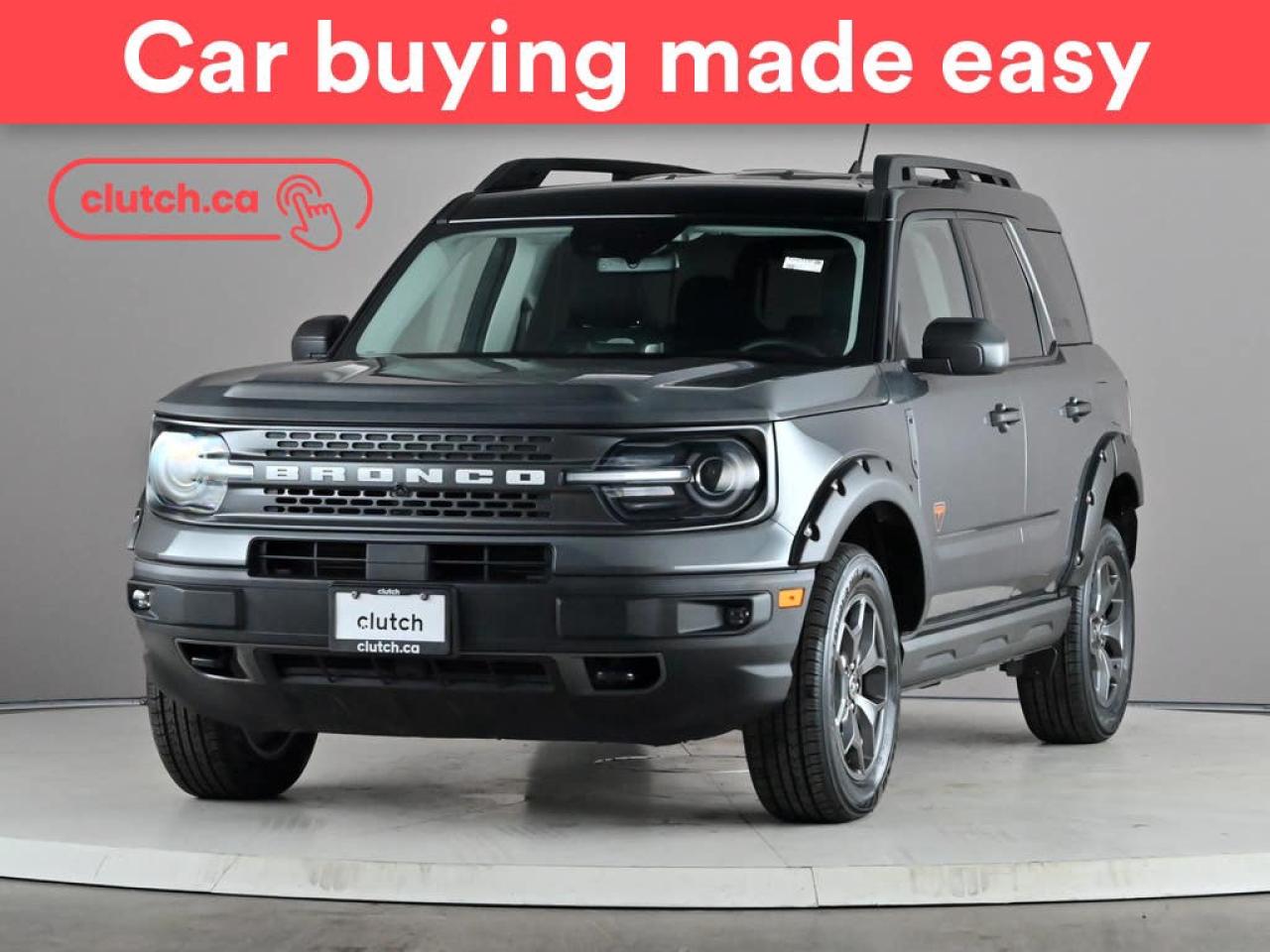 Used 2021 Ford Bronco Sport Badlands 4x4 w/ Apple CarPlay, Heated Front Seats, Rearview Cam for sale in Toronto, ON
