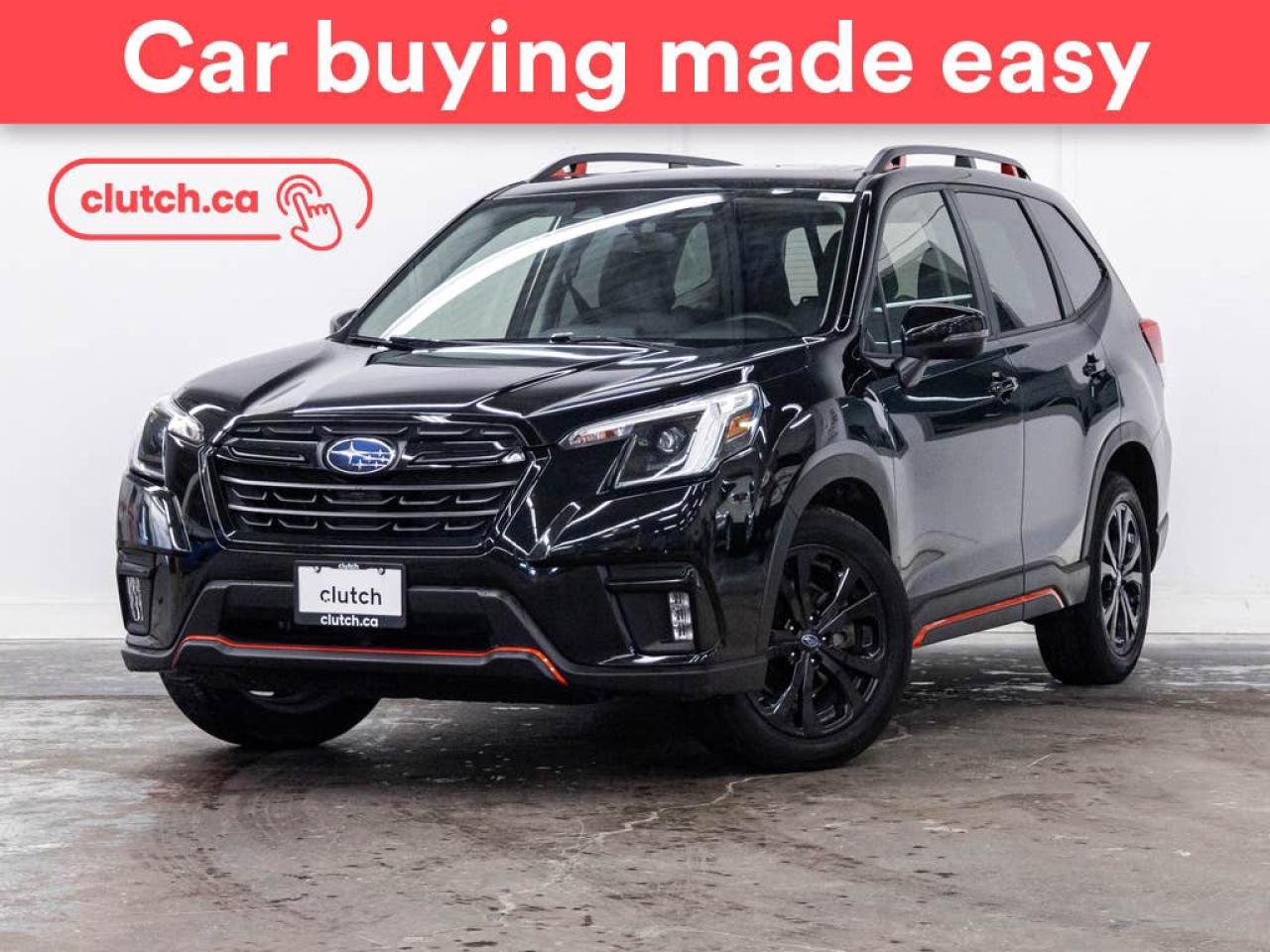 Used 2024 Subaru Forester Sport AWD w/Apple CarPlay & Android Auto, Heated Front Seats, Backup Cam for sale in Toronto, ON