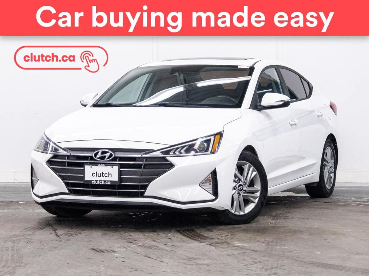 Used 2020 Hyundai Elantra Preferred w/ Sun & Safety Pkg w/Apple CarPlay & Android Auto, Heated Front Seats, Backup Cam for sale in Toronto, ON