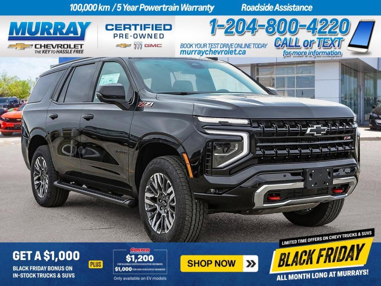 New 2026 Chevrolet Tahoe Z71 for sale in Winnipeg, MB