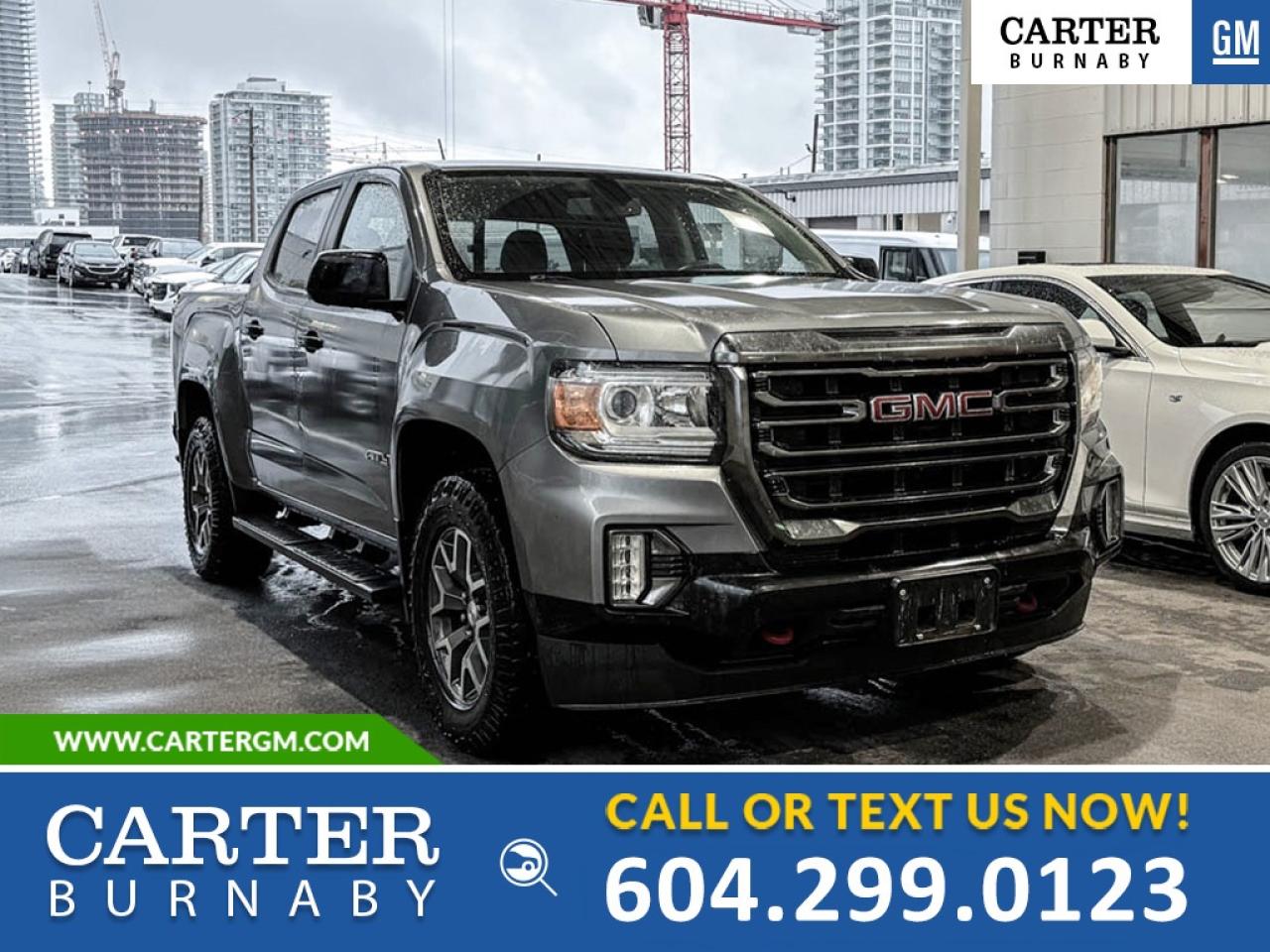 Used 2022 GMC Canyon AT4 4WD | LTHR SEATS/PWR & HEAT SEAT/REAR CAMERA for sale in Burnaby, BC