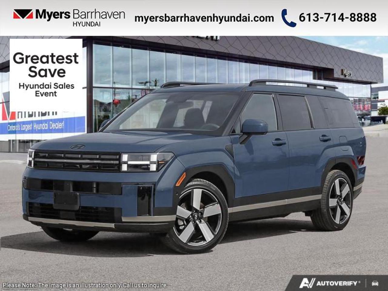 New 2025 Hyundai Santa Fe Luxury  - Cooled Seats -  Navigation - $360 B/W for sale in Nepean, ON