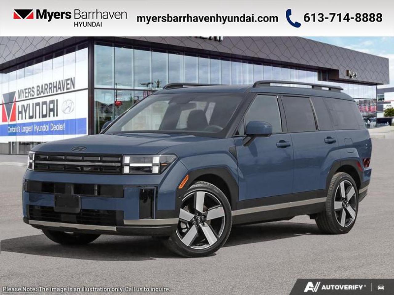 New 2025 Hyundai Santa Fe Luxury  - Cooled Seats -  Navigation - $360 B/W for sale in Nepean, ON