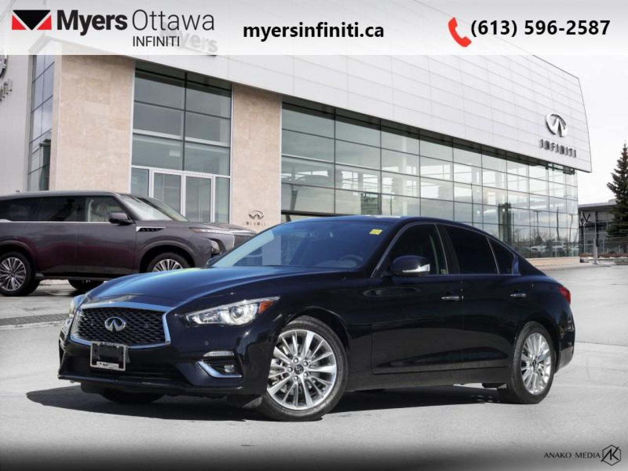 Used 2021 Infiniti Q50 LUXE  - Certified - Navigation for sale in Ottawa, ON
