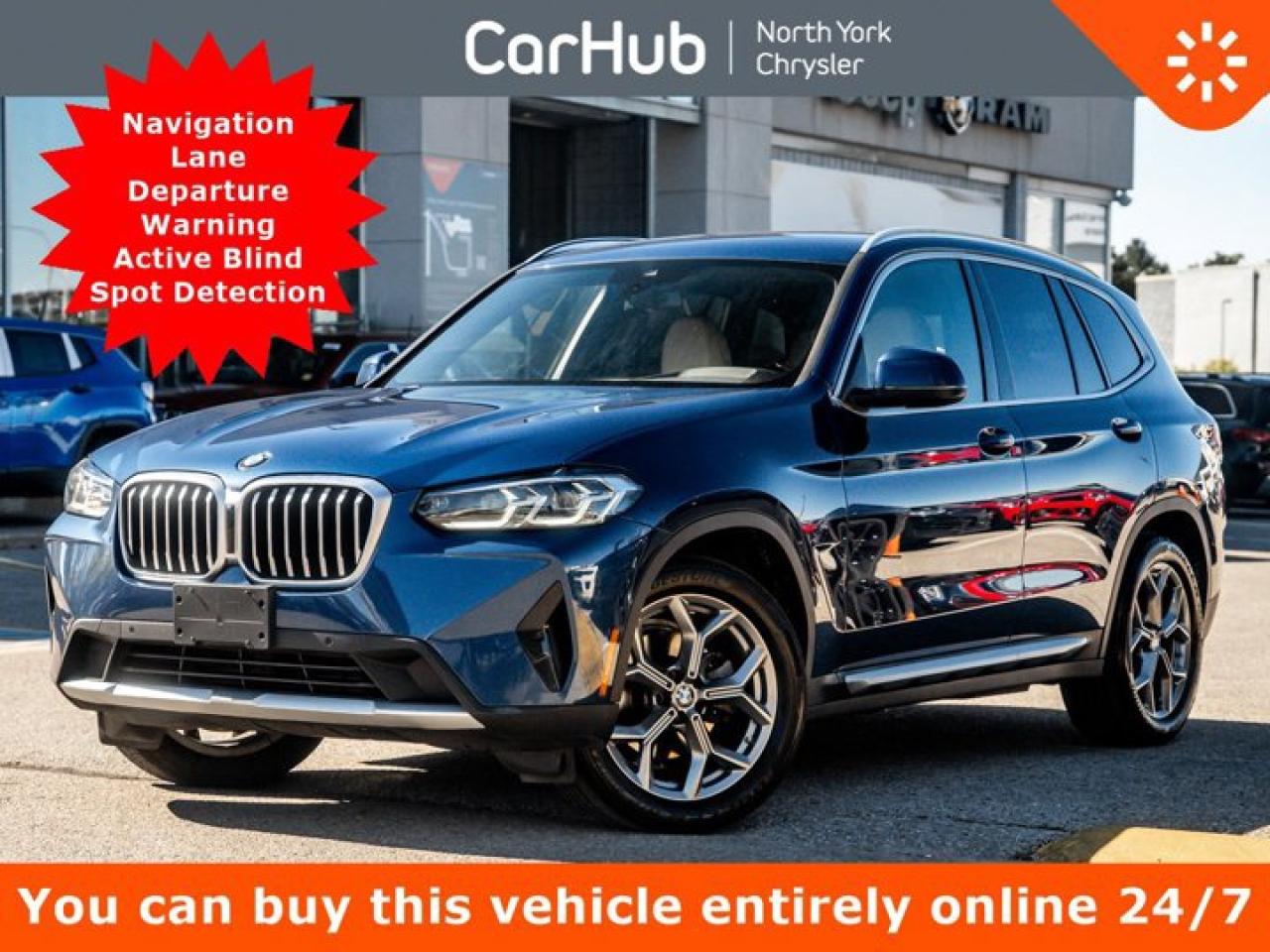 Used 2023 BMW X3 xDrive30i Navigation Lane Departure Warning Active Blind Spot Detection for sale in Thornhill, ON