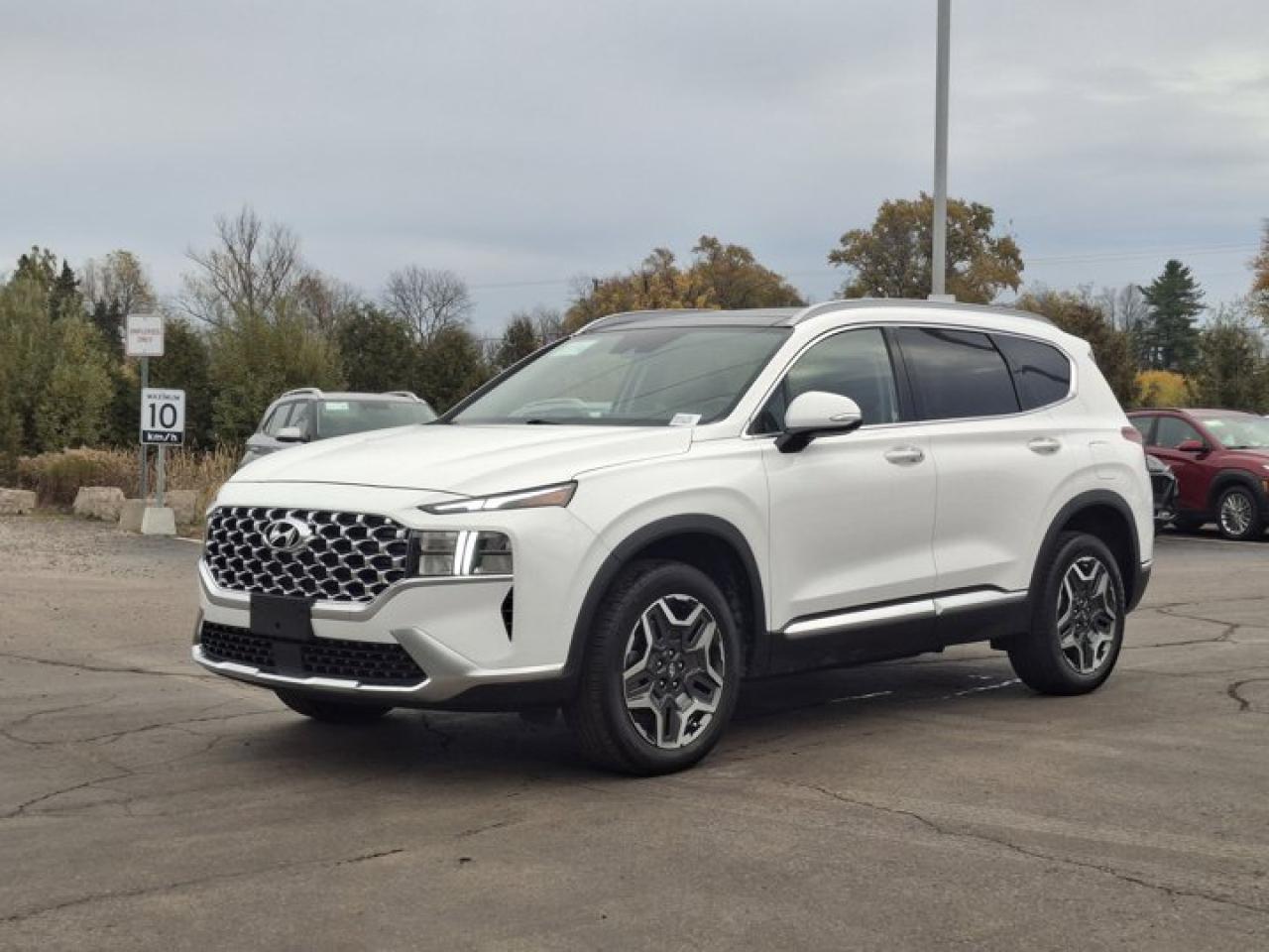 Used 2021 Hyundai Santa Fe Hybrid Luxury AWD | Leather | Pano Roof | Cooled + Heated Seats | Heated Wheel | CarPlay + Android & More ! for sale in Guelph, ON