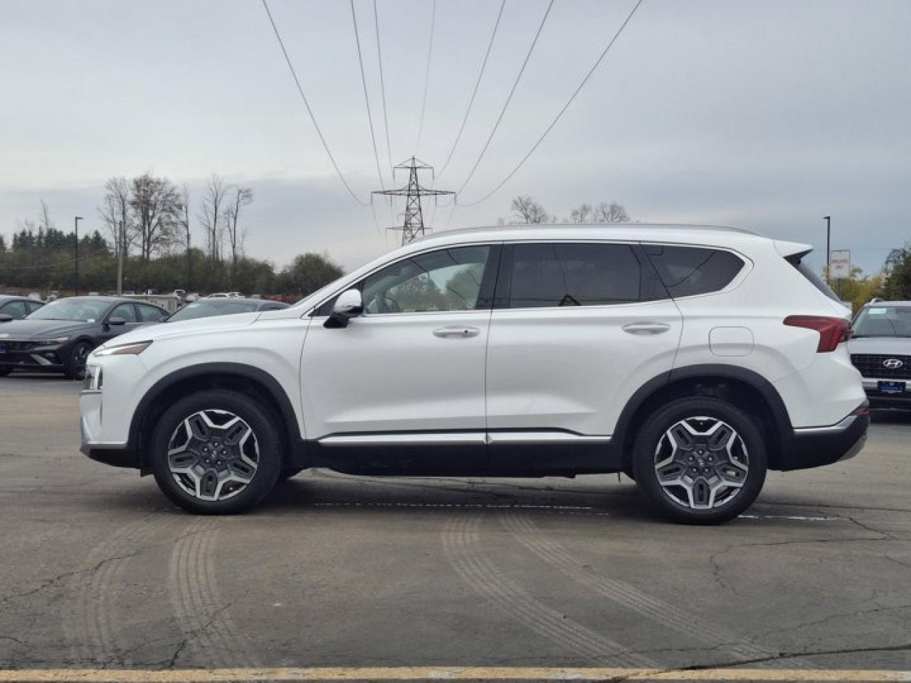 2021 Hyundai Santa Fe Hybrid Luxury AWD | Leather | Pano Roof | Cooled + Heated Seats | Heated Wheel | CarPlay + Android & More ! Photo