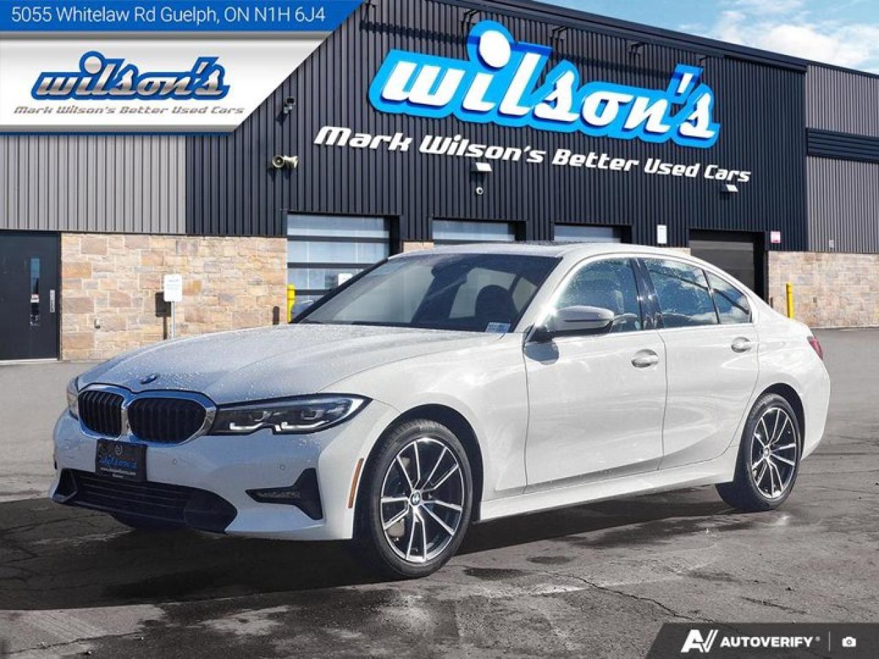 Used 2022 BMW 3 Series 330i xDrive | Premium Enhanced Pkg | Red Leather | Nav | Sunroof | Digital Cockpit | Heated Wheel for sale in Guelph, ON