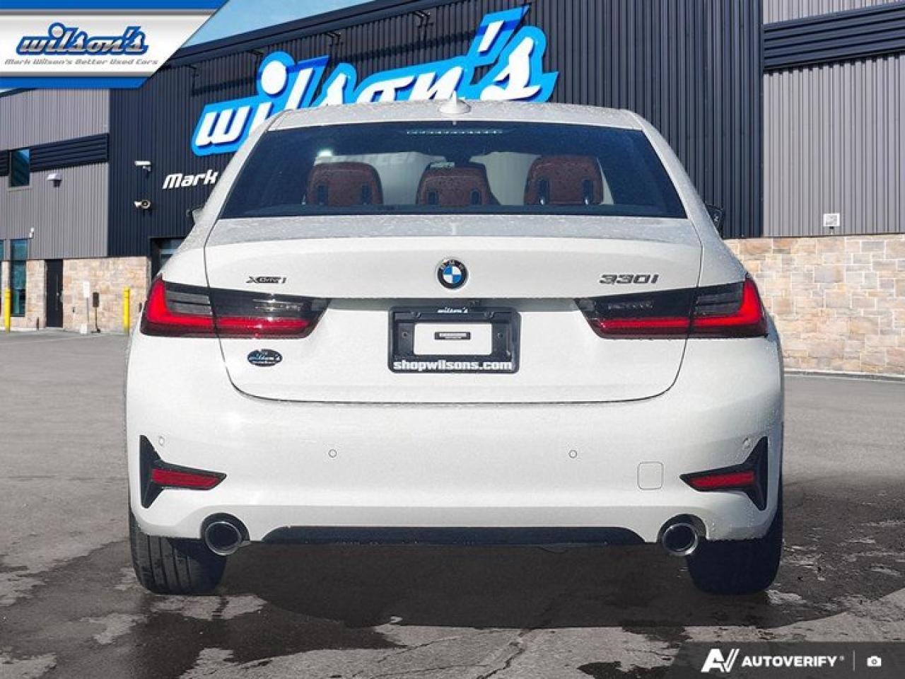 2022 BMW 3 Series 330i xDrive | Premium Enhanced Pkg | Red Leather | Nav | Sunroof | Digital Cockpit | Heated Wheel Photo3