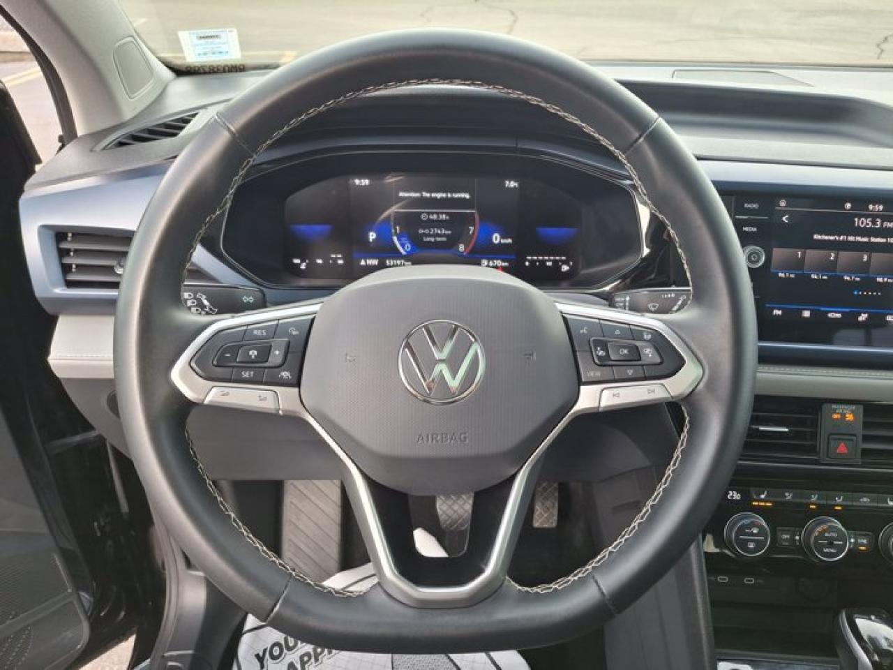 2024 Volkswagen Taos Comfortline | Panoramic Sunroof | Adaptive Cruise | Heated Wheel + Seats | CarPlay + Android | Powe Photo