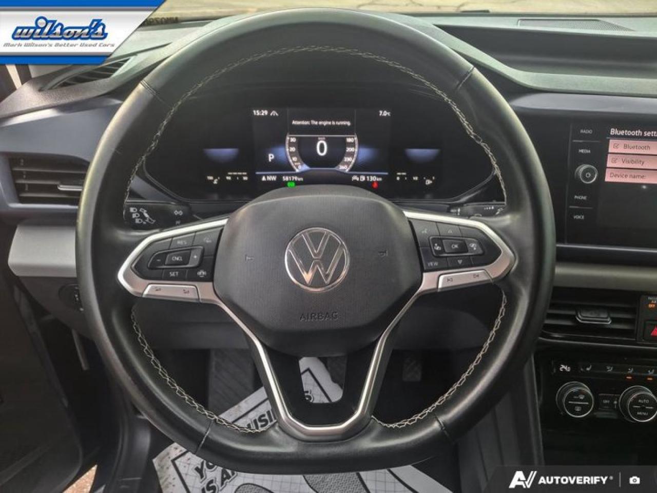 2022 Volkswagen Taos Comfortline AWD | Panoramic Sunroof | Cruise | Leatherette | New Tires | New Brakes | Photo
