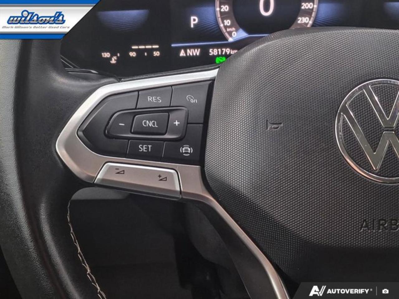 2022 Volkswagen Taos Comfortline AWD | Panoramic Sunroof | Cruise | Leatherette | New Tires | New Brakes | Photo