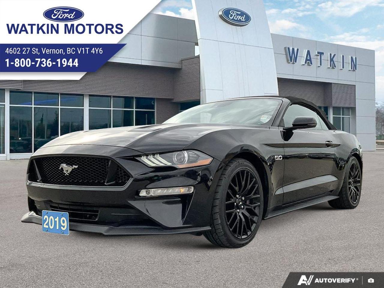 Used 2019 Ford Mustang GT Convertible Premium for sale in Vernon, BC