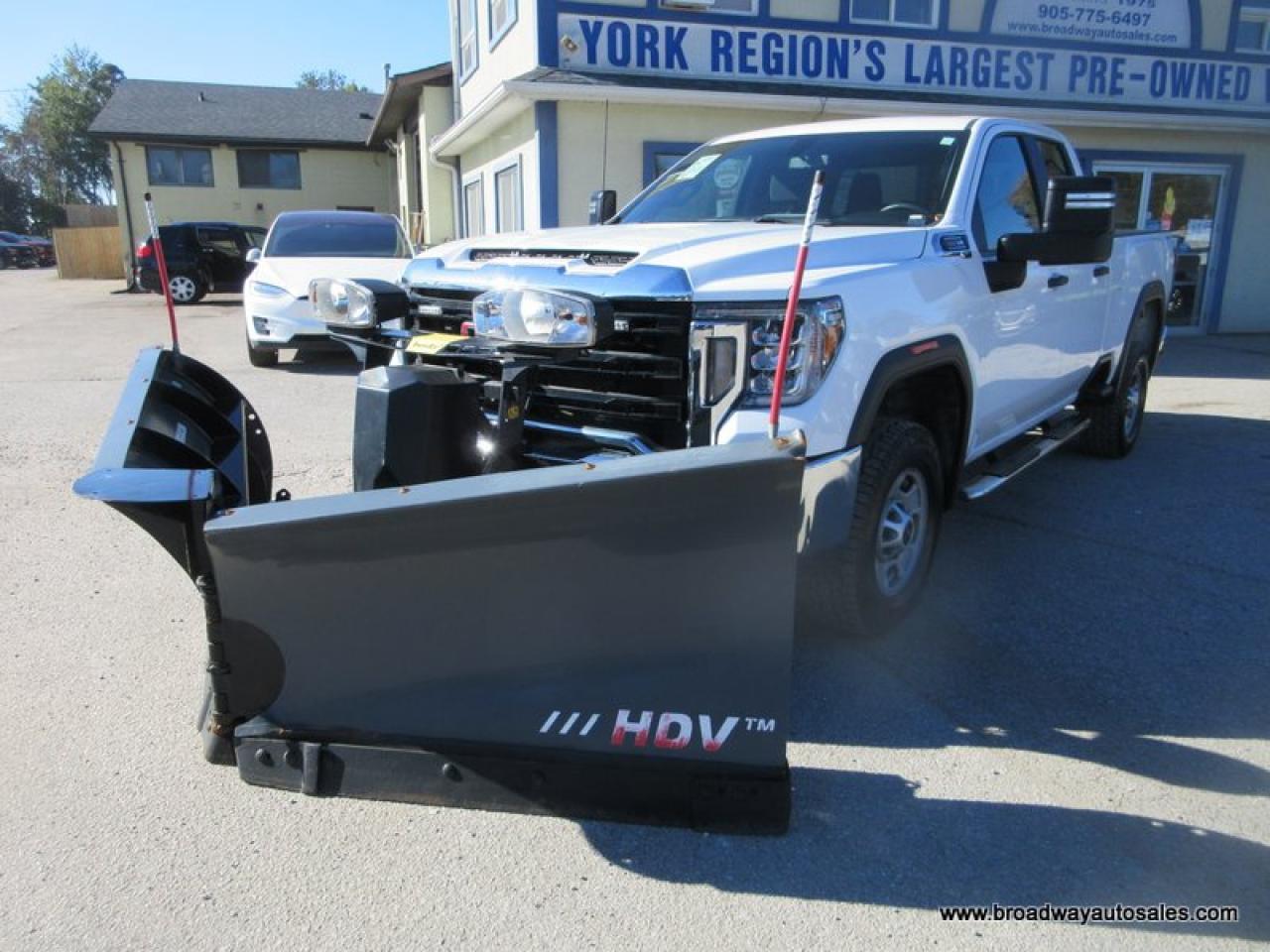 2022 GMC Sierra 2500 3/4 TON SL-MODEL 6 PASSENGER 6.6L - V8.. 4X4.. QUAD-CAB.. 6.6-FOOT-BOX.. SNOW-EX-V-PLOW.. BACK-UP CAMERA.. BLUETOOTH SYSTEM.. KEYLESS ENTRY..