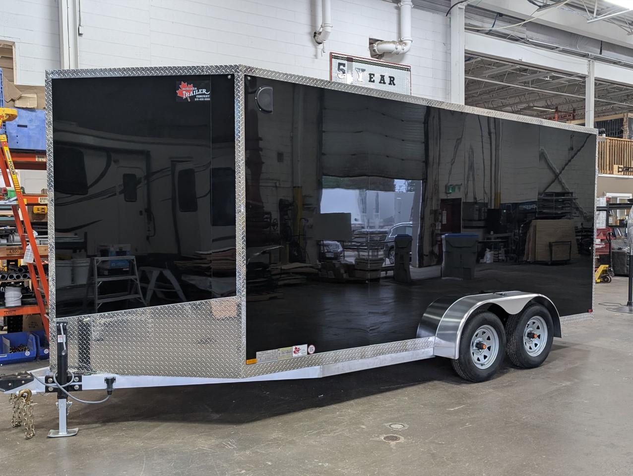 New 2025 Canadian Trailer Company 7x16 V-Nose Cargo Trailer Aluminum Tandem Axle for sale in Guelph, ON