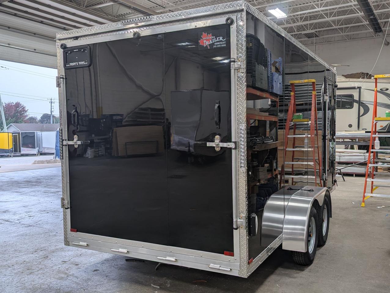 2025 Canadian Trailer Company 7x16 V-Nose Cargo Trailer Aluminum Tandem Axle Photo2