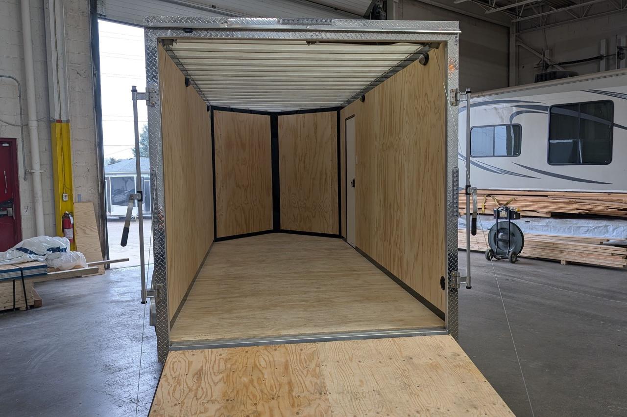2025 Canadian Trailer Company 7x16 V-Nose Cargo Trailer Aluminum Tandem Axle Photo3