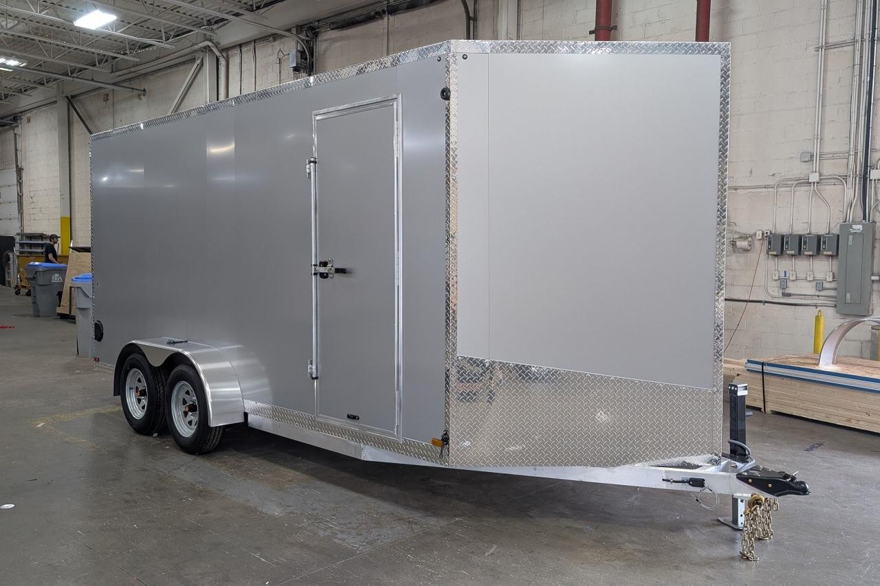 New 2025 Canadian Trailer Company 7x16 V-Nose Cargo Trailer Aluminum Tandem Axle for sale in Guelph, ON