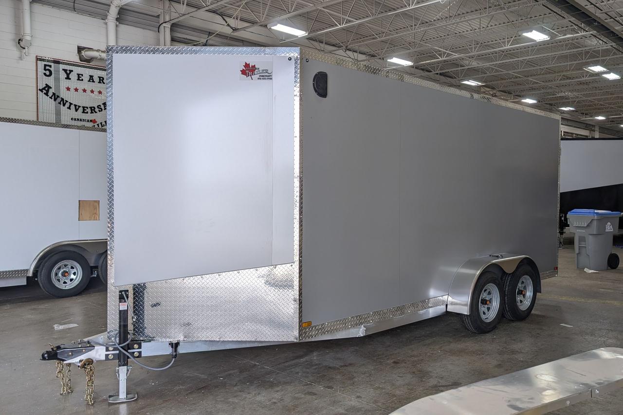 2025 Canadian Trailer Company 7x16 V-Nose Cargo Trailer Aluminum Tandem Axle Photo2