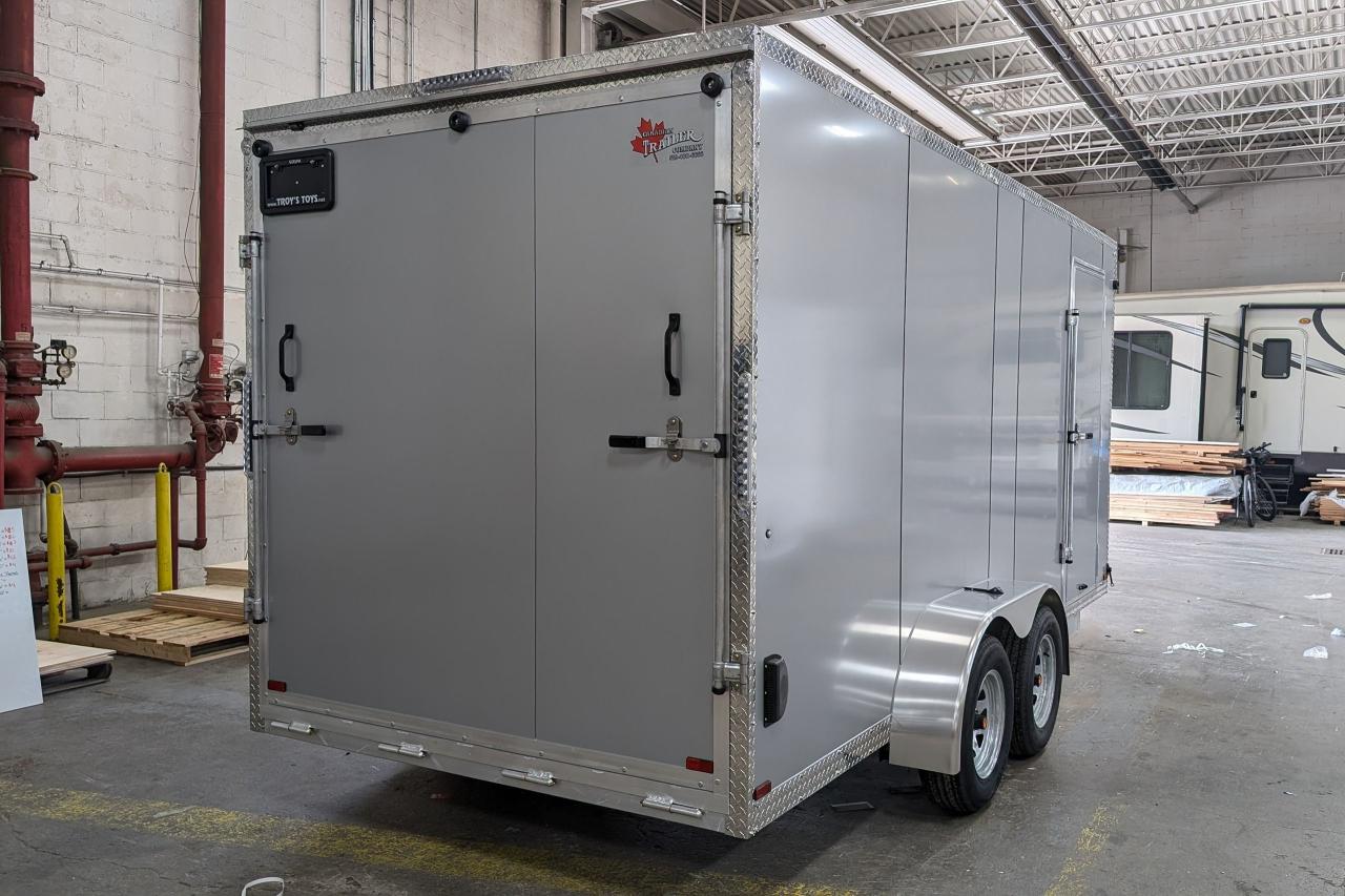2025 Canadian Trailer Company 7x16 V-Nose Cargo Trailer Aluminum Tandem Axle Photo9