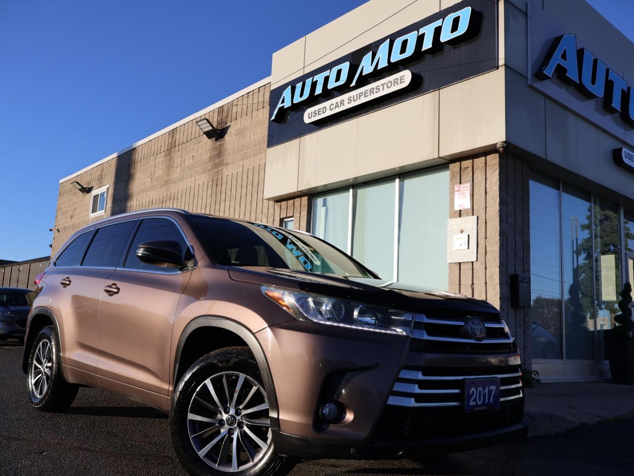 2017 Toyota Highlander XLE AWD CERTIFIED *1 OWNER*ACCIDENT FREE**7 SEATS* CAMERA NAV BLUETOOTH LEATHER HEATED SEATS SUNROOF CRUISE ALLOYS - Photo #8