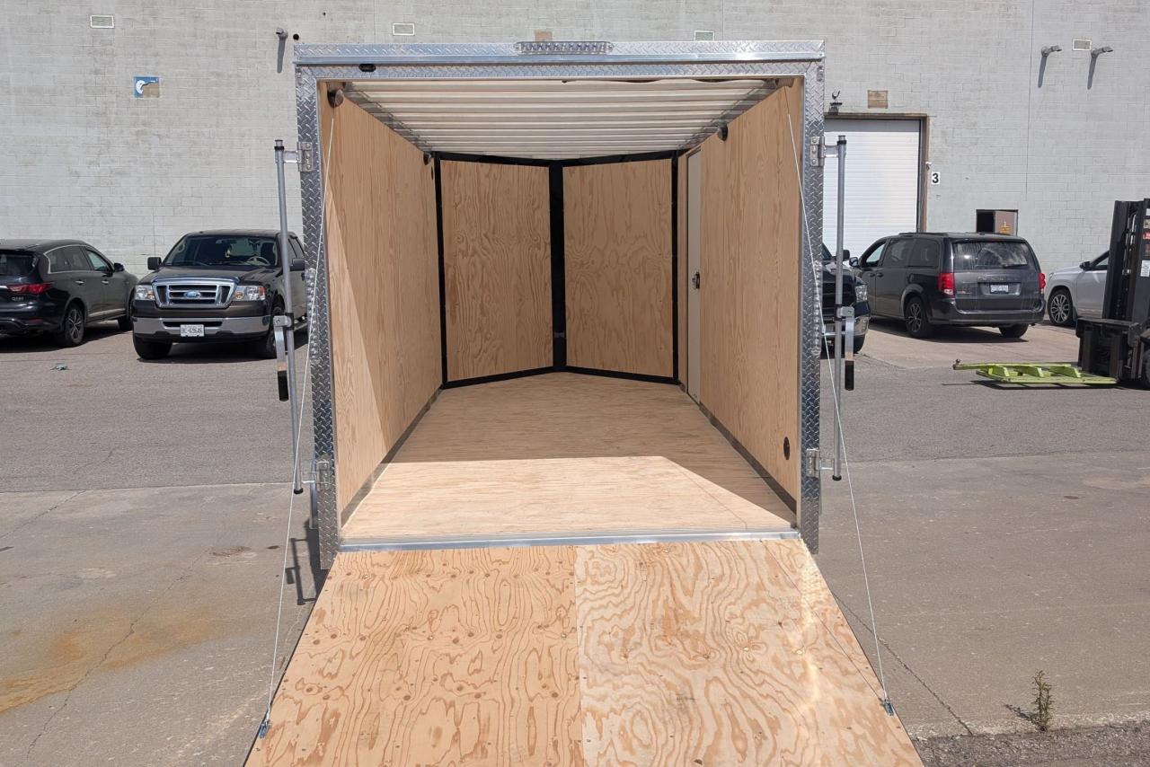 2025 Canadian Trailer Company 7x14 V Nose Cargo Trailer Aluminum Tandem Axle