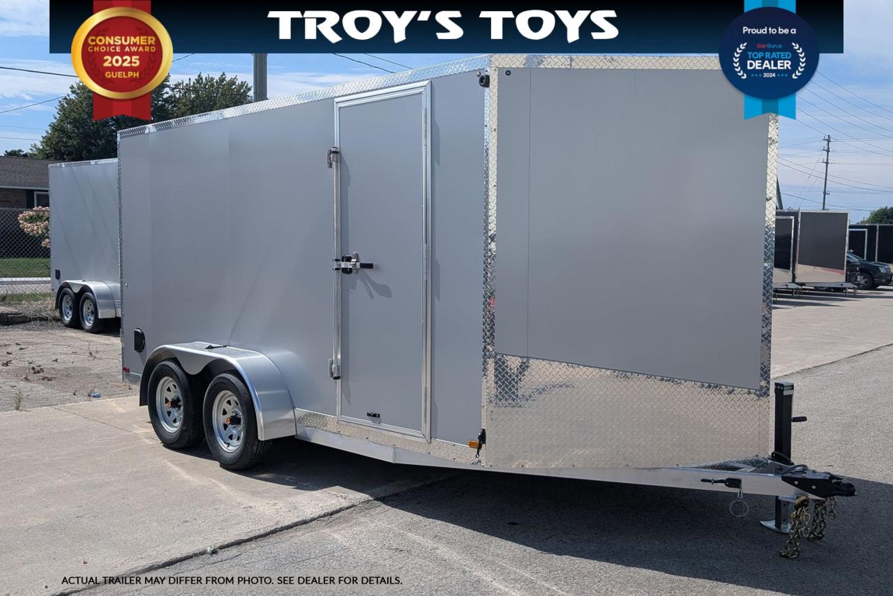 2025 Canadian Trailer Company 7x14 V Nose Cargo Trailer Aluminum Tandem Axle