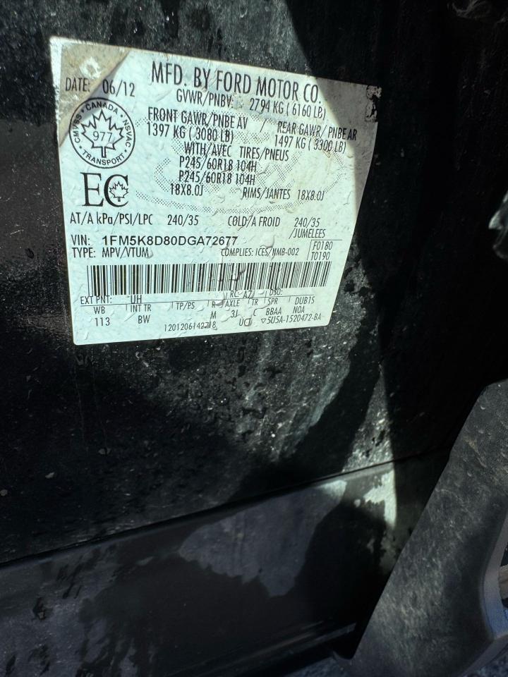 2013 Ford Explorer XLT, LEATHER, LOADED, 2 SETS WHEELS, V6, AS IS - Photo #17