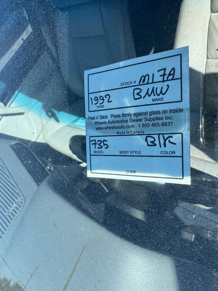 1992 BMW 7 Series 735iL, GOOD SHAPE, NEEDS FUEL PUMP, AS IS SPECIAL - Photo #16
