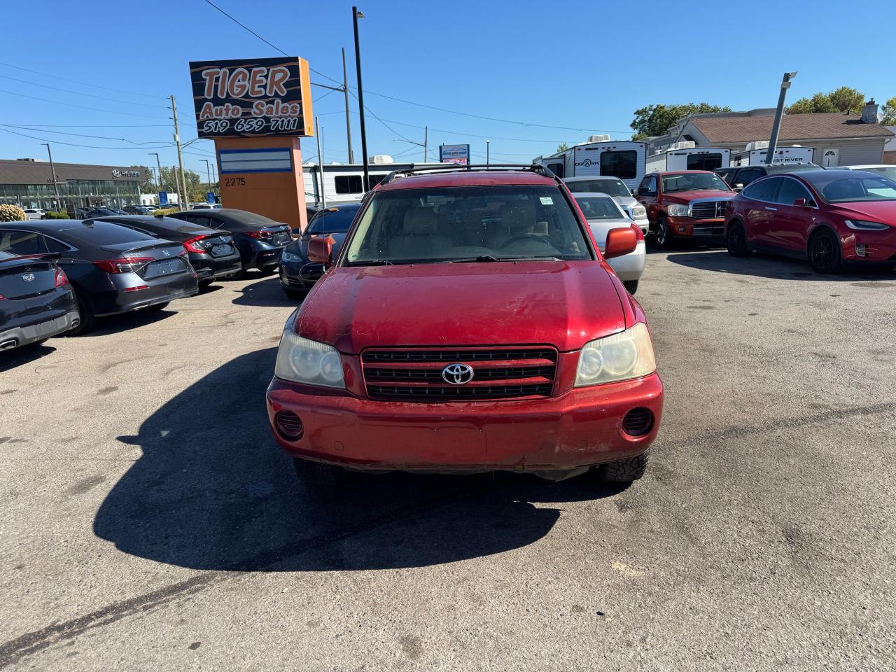 2003 Toyota Highlander 4X4, LEATHER, WAS SITTING, NEEDS FUEL PUMP, AS IS - Photo #8