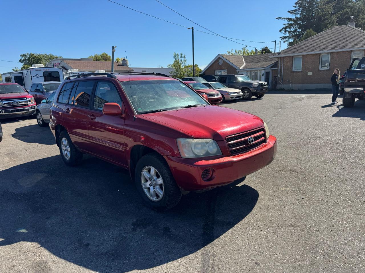 2003 Toyota Highlander 4X4, LEATHER, WAS SITTING, NEEDS FUEL PUMP, AS IS - Photo #7