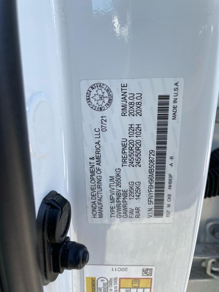 2021 Honda Pilot TOURING 8-PASSENGER - Photo #23